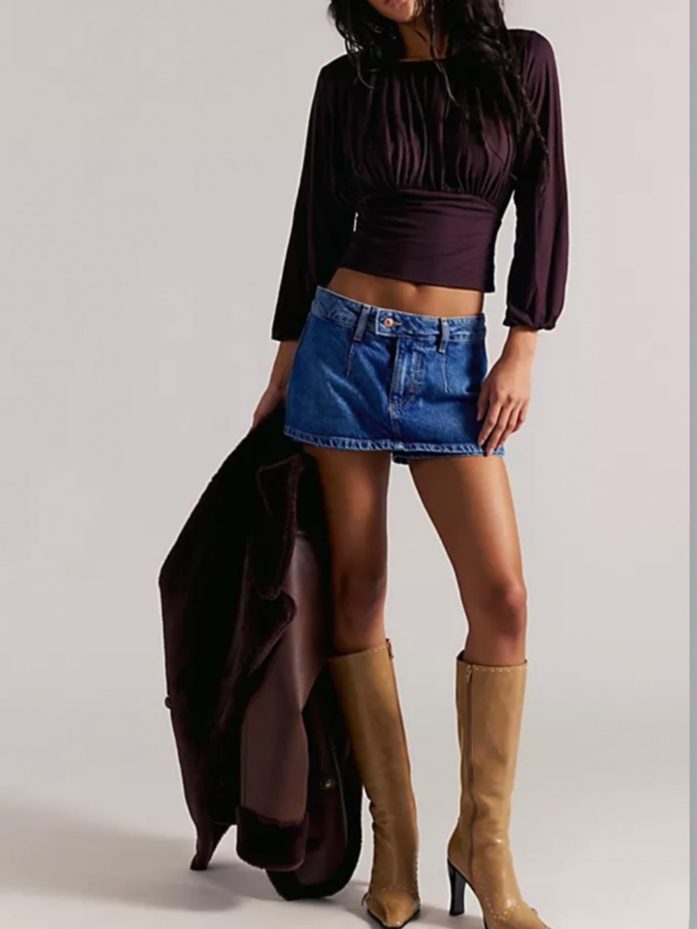 Free people galivating peekaboo skort